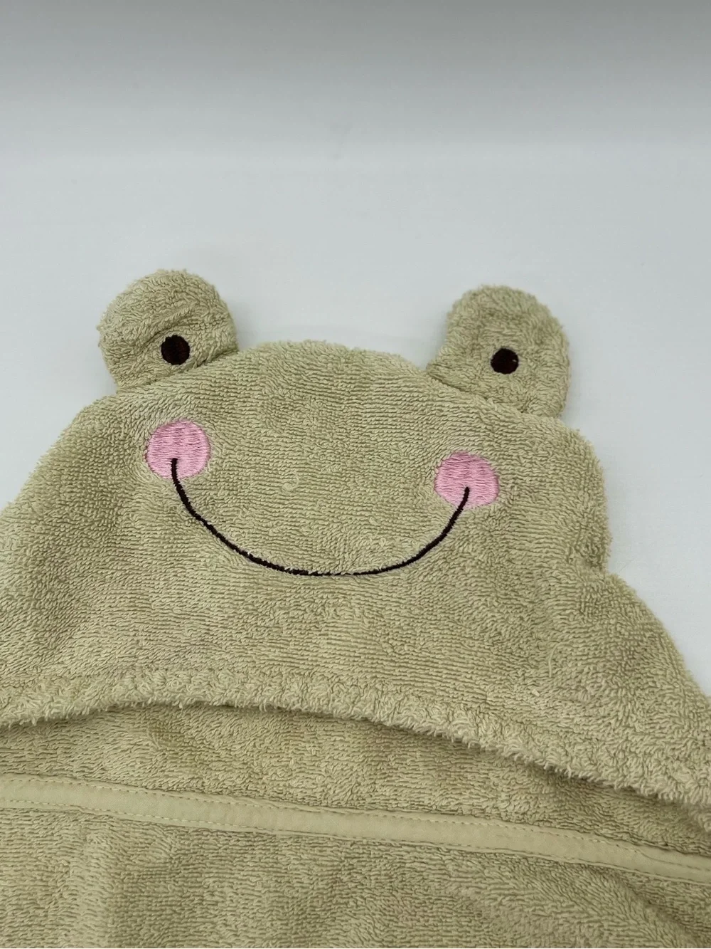 Bambini Little Frog Baby Girl Bathrobe Green 100% Cotton